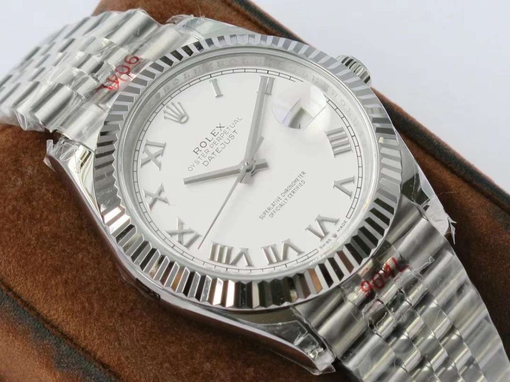 VSF Rolex Date Just Replica 41 White Dial Roman Numerals