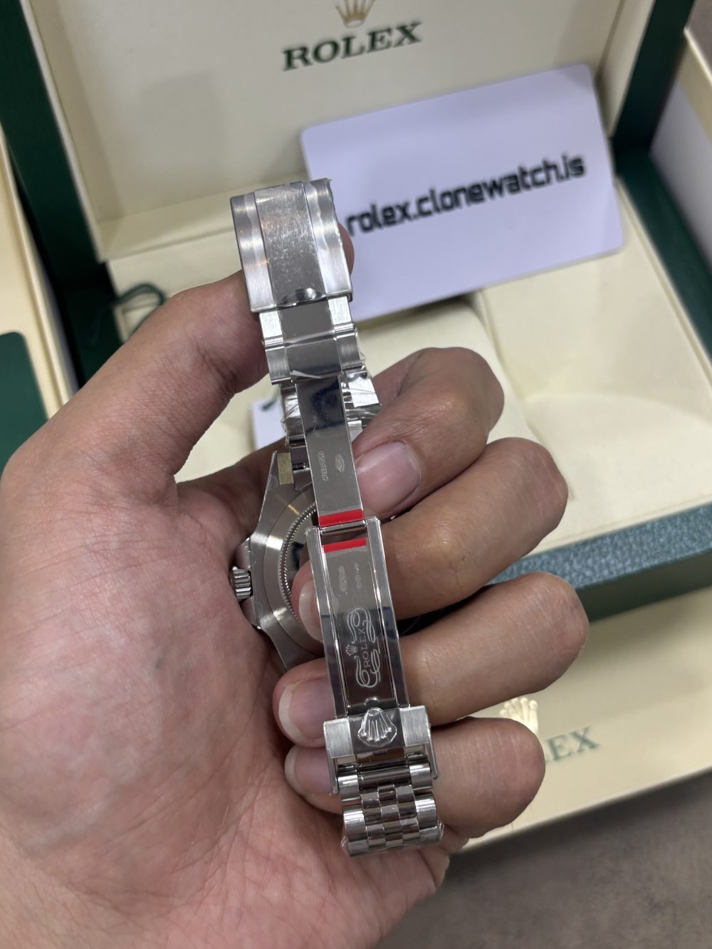 Rolex GMT Master II Batman Super Clone Ref126710BLNR Swiss 3285 Movement Watch - Image 7