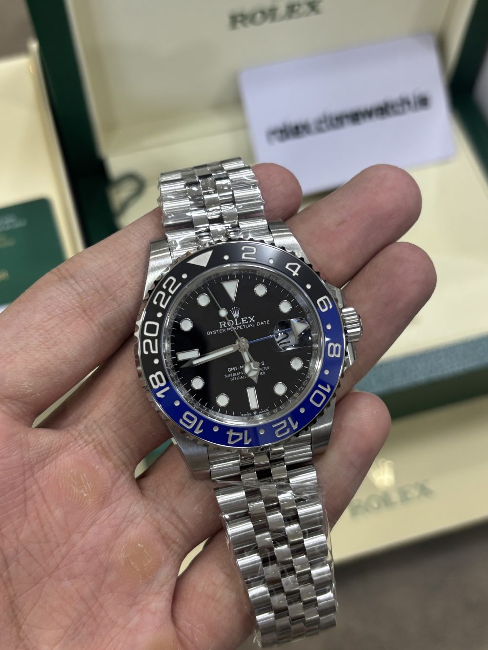 Rolex GMT Master II Batman Super Clone Ref126710BLNR Swiss 3285 Movement Watch
