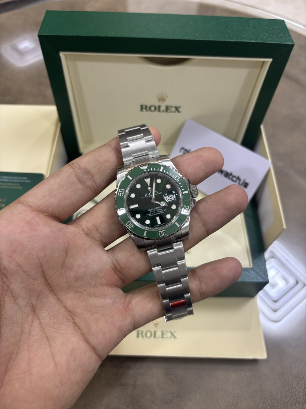 1:1 Best Fake Rolex Submariner Hulk Replica 116610 3235 Movement - Image 3