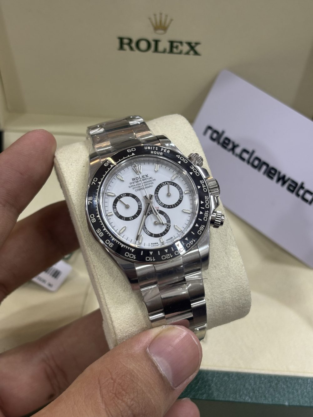 Rolex Daytona super clone Panda Ref126500LN - Image 2