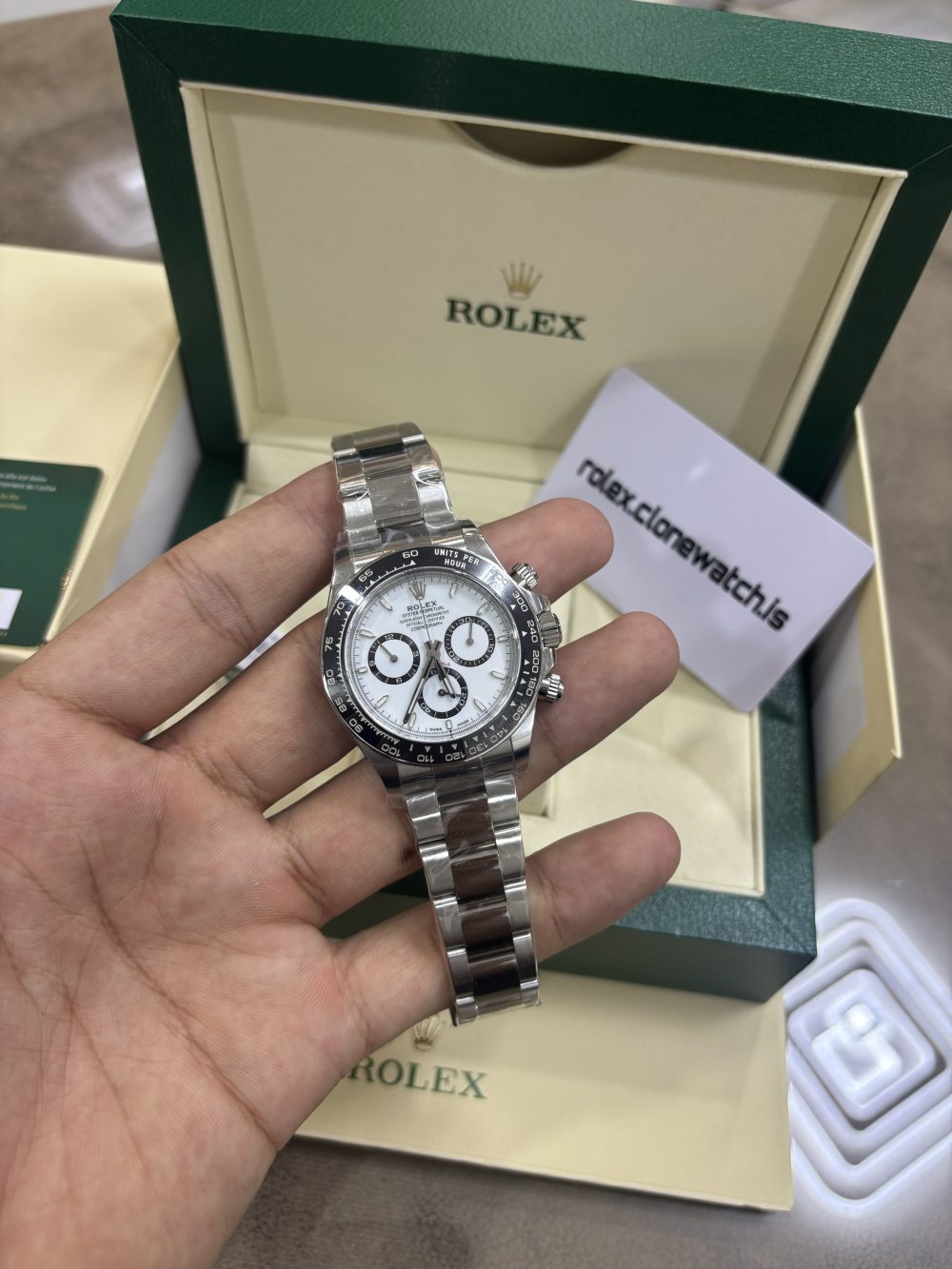 Rolex Daytona super clone Panda Ref126500LN - Image 4