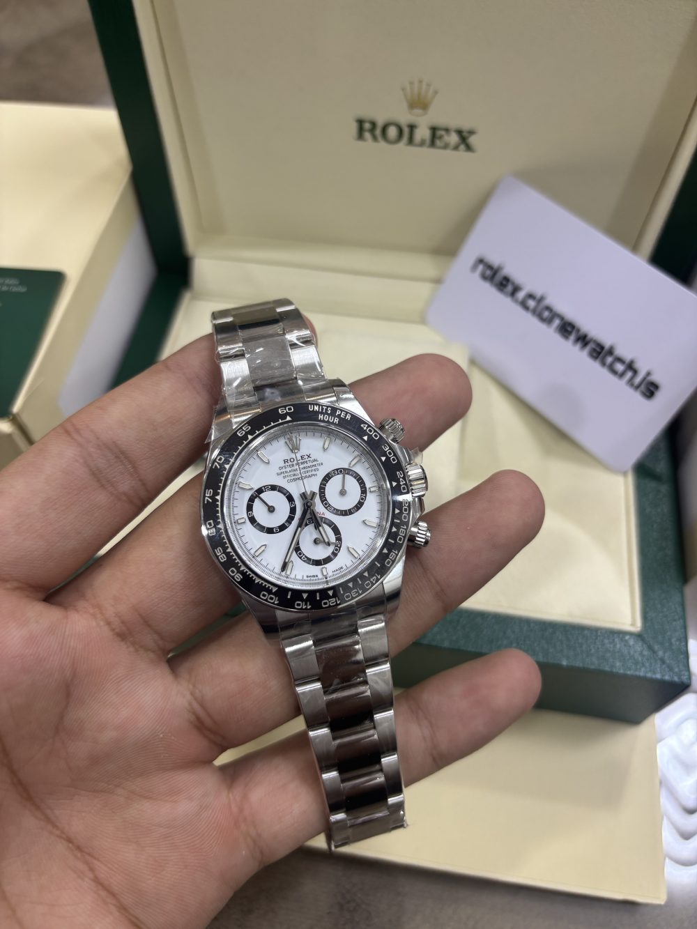 Rolex Daytona super clone Panda Ref126500LN - Image 3