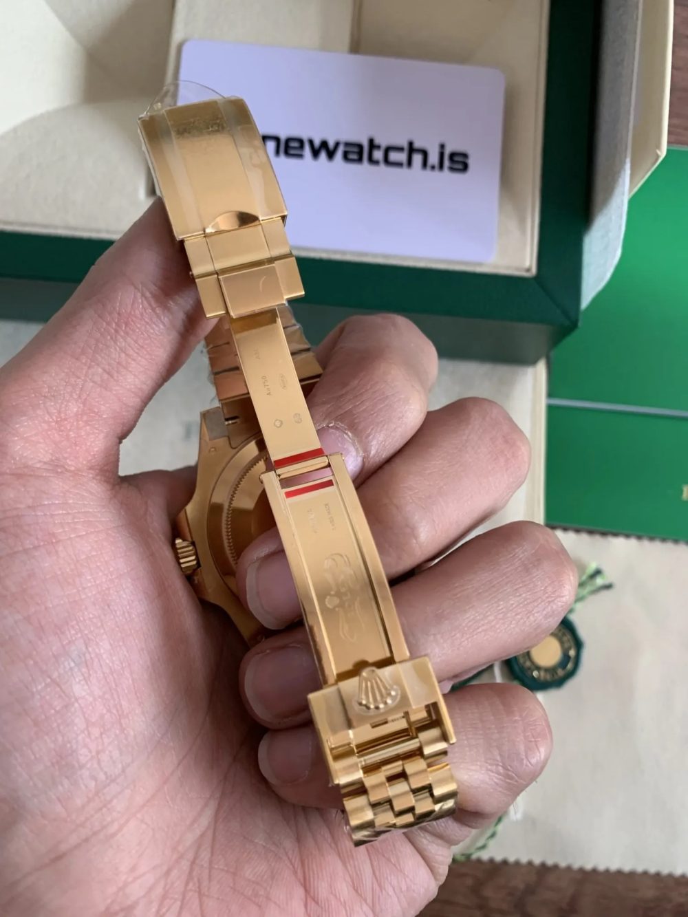 1:1 Rolex GMT Master II Superclone Yellow Gold Jubilee Bracelet Swiss 3285 - Image 6