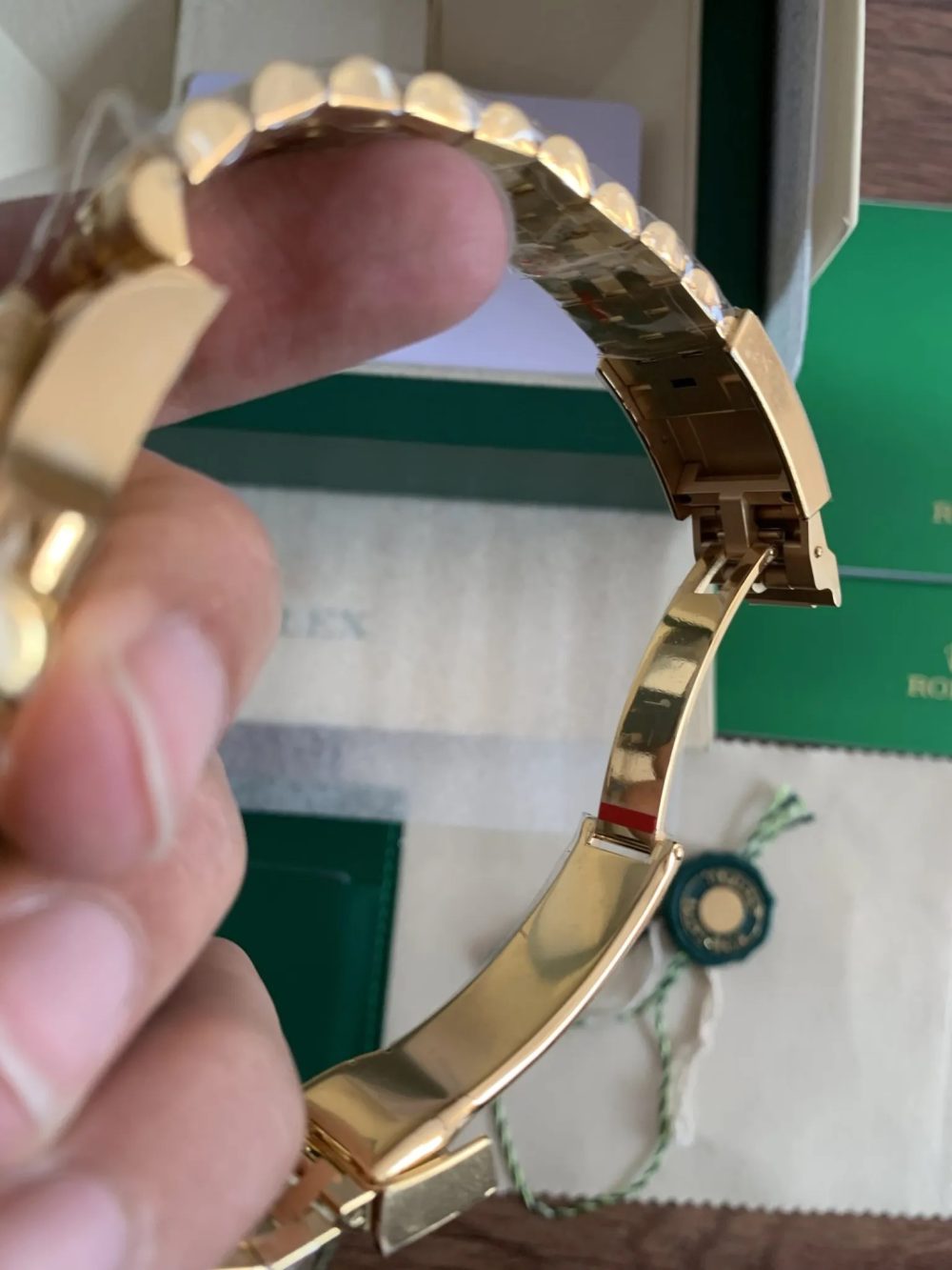 1:1 Rolex GMT Master II Superclone Yellow Gold Jubilee Bracelet Swiss 3285 - Image 7