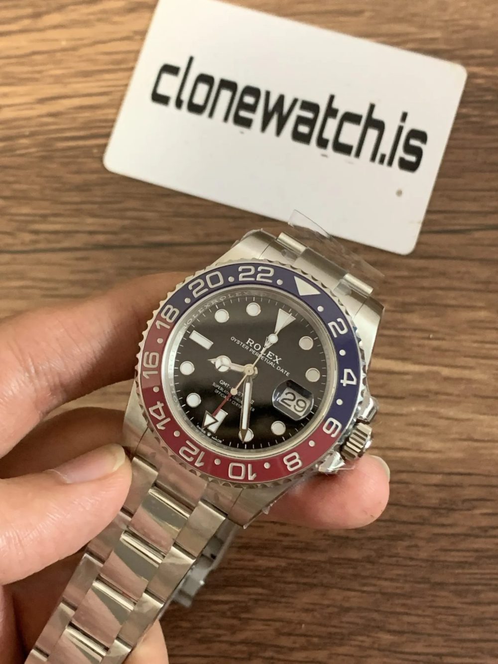 CF Rolex GMT Master II Pepsi Clone 3285 Movement Master Copy Watch - Image 3