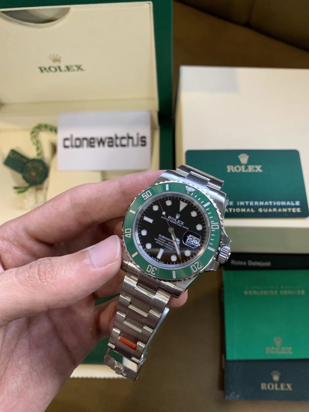 Rolex Submariner Superclone Starbucks Ref.126610LV Swiss 3235 Movement - Image 4