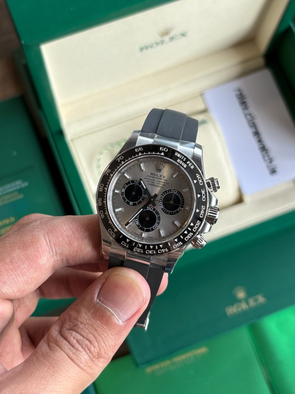 Best Clone Rolex Daytona Ghost Oysterflex Clone 4130 - Image 4