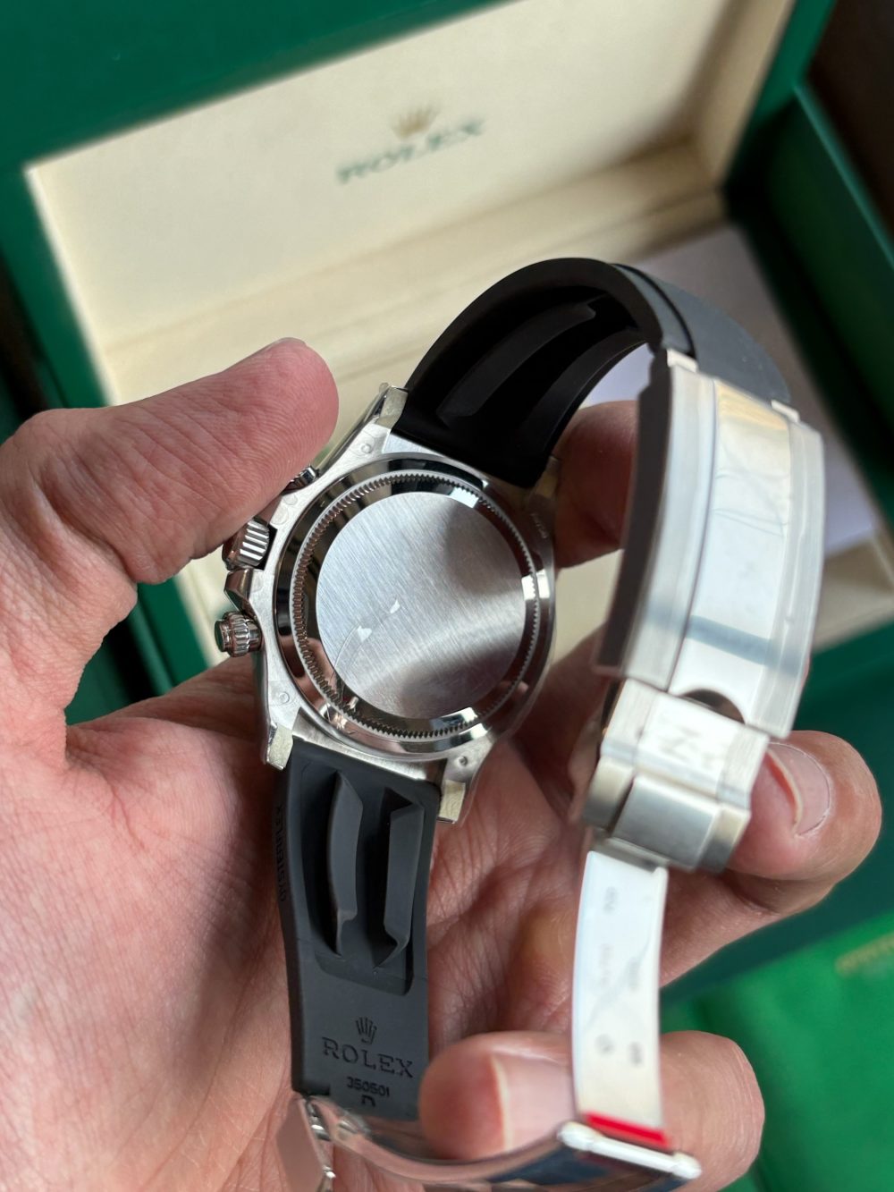 Best Clone Rolex Daytona Ghost Oysterflex Clone 4130 - Image 9