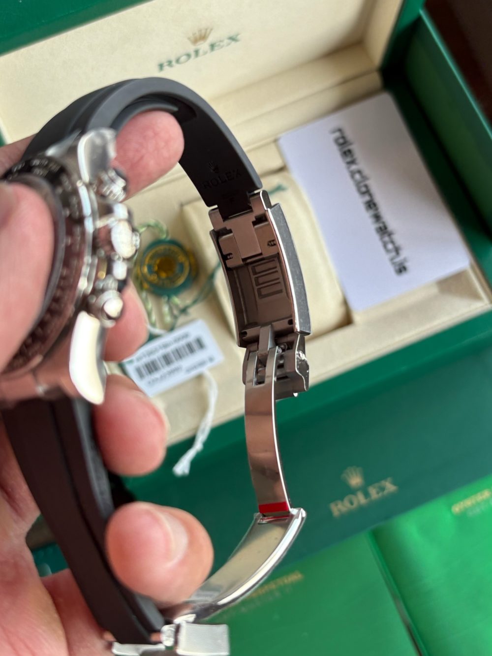 Best Clone Rolex Daytona Ghost Oysterflex Clone 4130 - Image 8