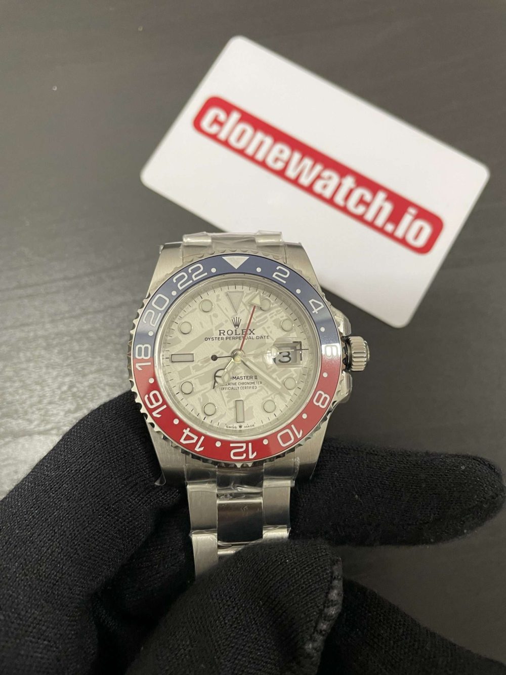 Rolex GMT Master II Pepsi Meteorite Dial Replica - Image 6
