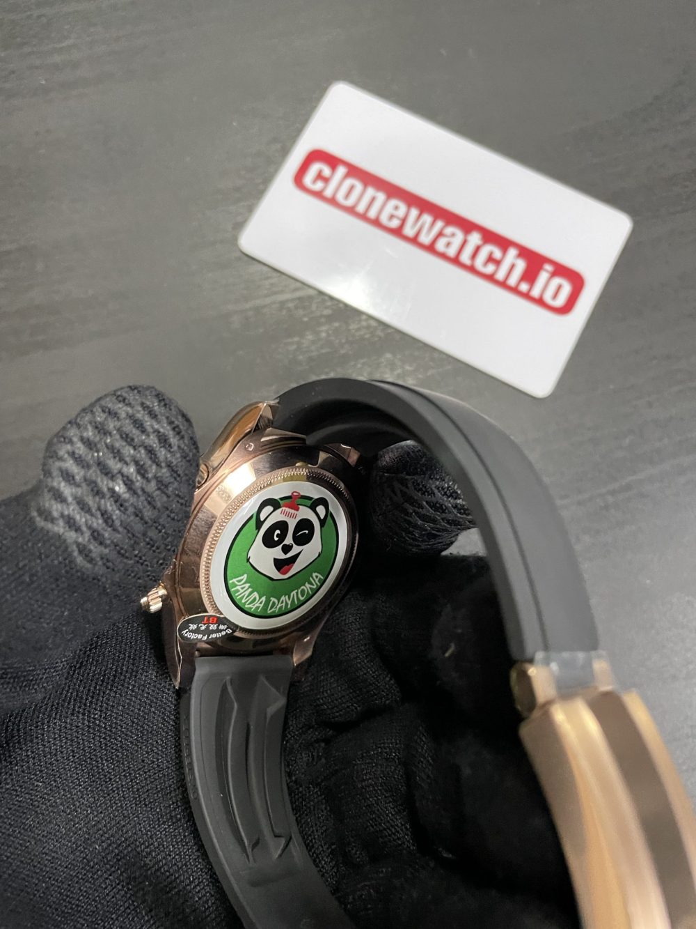 Rolex Daytona  Oysterflex Clone 4130 rosegold  Dial - Image 4