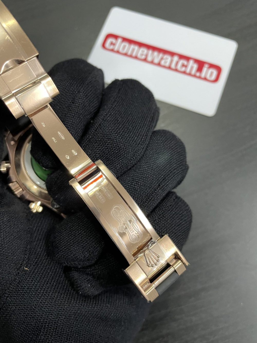 Rolex Daytona  Oysterflex Clone 4130 rosegold  Dial - Image 5