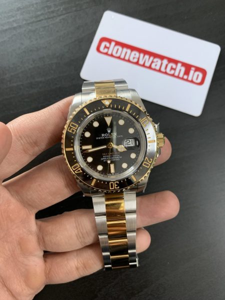 Rolex Sea-Dweller Replica 126603 Yellow Gold Wrapped Black Dial Swiss 3235 Movement