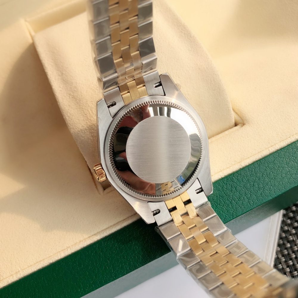 1:1 Clone Rolex Datejust 31mm Green Diamond Dial Two Tone - Image 5