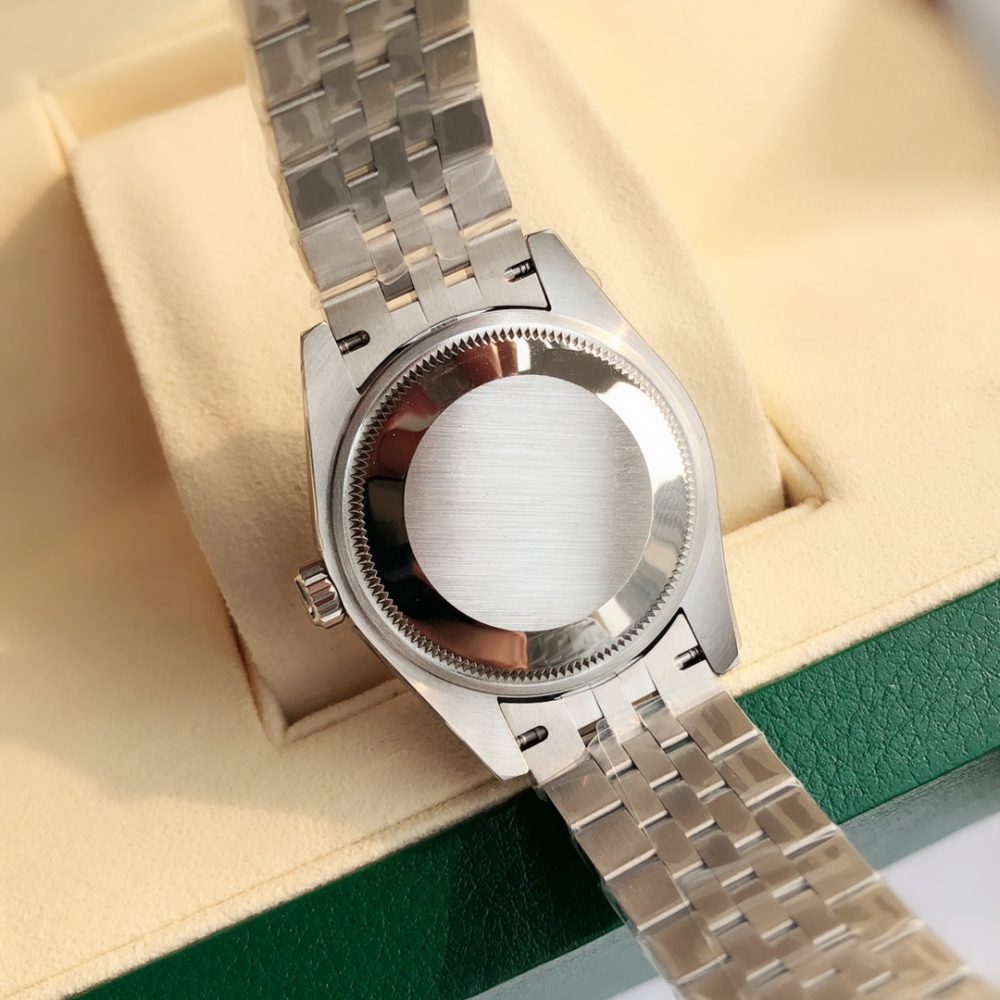 Rolex Datejust 31mm Ladies Pink Roman Dial Swiss Clone - Image 5