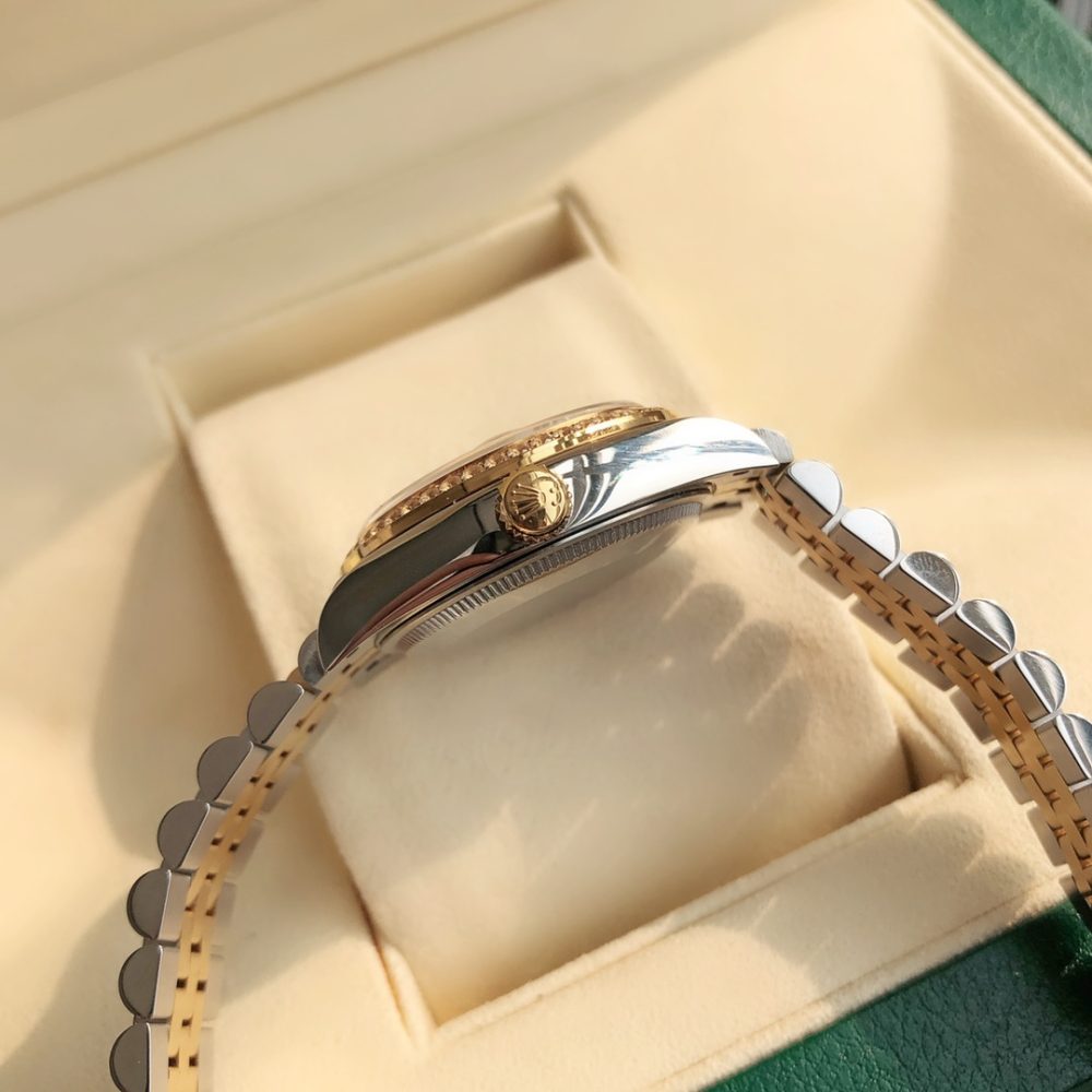 Rolex Datejust Replica Ladies 31mm Floral Green Dial - Image 6