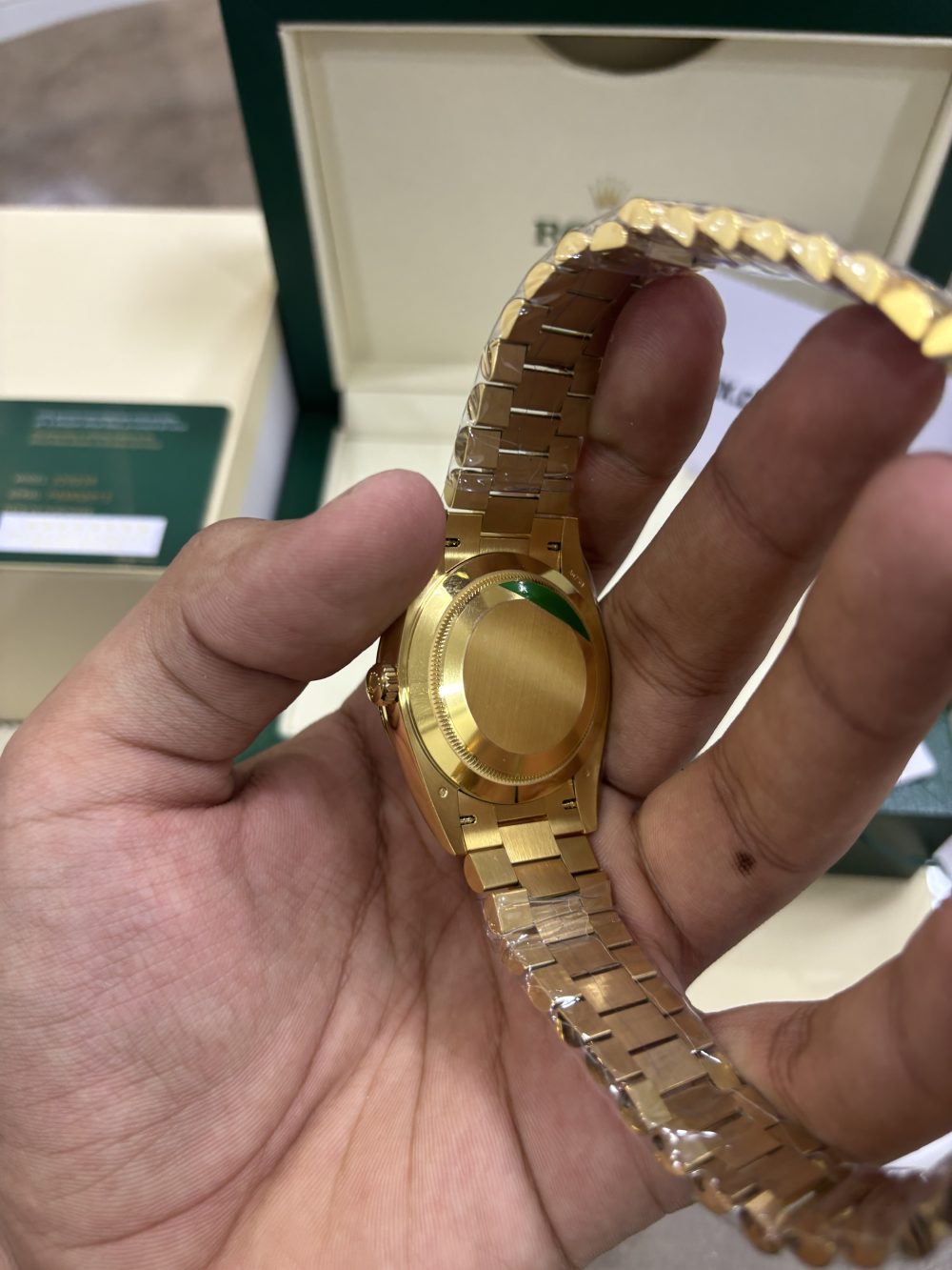 Superclone Rolex Day Date 40 228235 Yellow Gold Champange Dial - Image 8