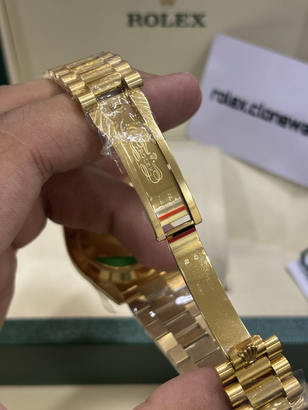 Superclone Rolex Day Date 40 228235 Yellow Gold Champange Dial - Image 6