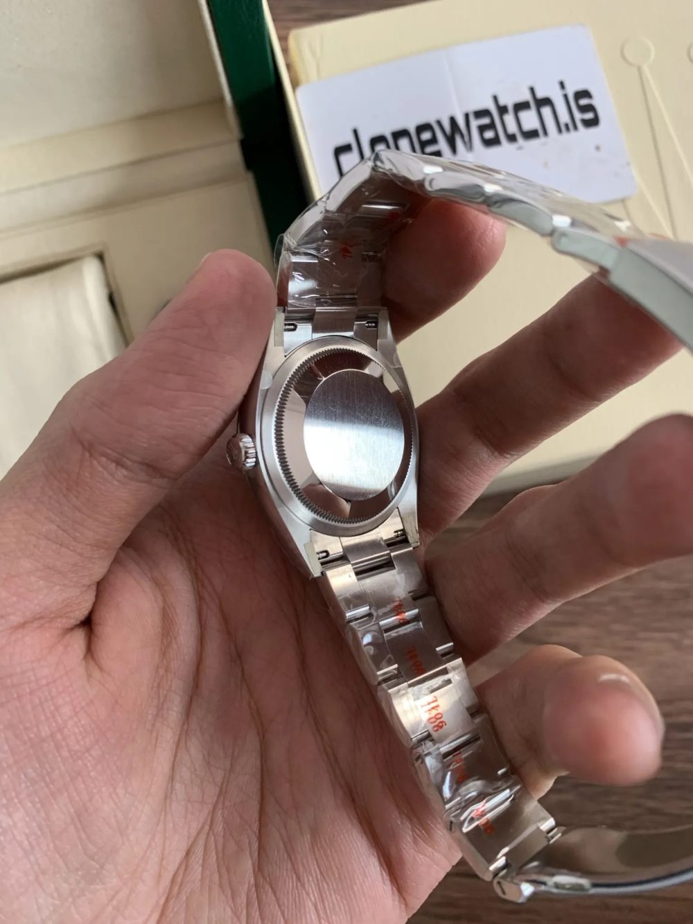 Rolex Super Clone Oyster Perpetual 36 Silver Dial - Image 5