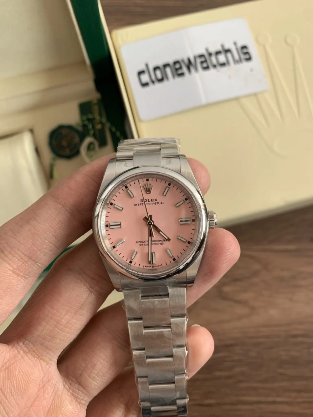 Best Clone Rolex Oyster Perpetual 36mm Pink Dial